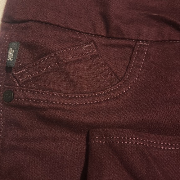 Rock & Republic women’s leggings pant color burgundy size 4 - Picture 9 of 12
